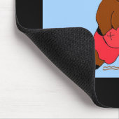 ボクサーベア・イン・レッド マウスパッド (コーナー)