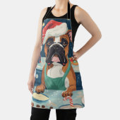 ボクサーホリデーベーキング:フェスティバルクリスマス エプロン (インサイチュ)