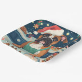 ボクサーホリデーベーキング:フェスティバルクリスマス ペーパープレート (傾斜あり)