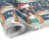 ボクサーホリデーベーキング:フェスティバルクリスマス ラッピングペーパー (ロールコーナー)