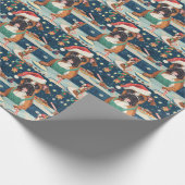 ボクサーホリデーベーキング:フェスティバルクリスマス ラッピングペーパー (角)