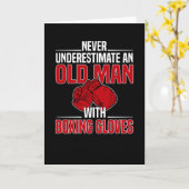 ボクサーボクシンググローブボクシングマッチ武術アーツ カード (黄色い花)