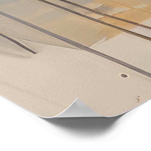 ボクサーボクシングス絵画ポーツ抽象芸術アートデコール ポスター (角)