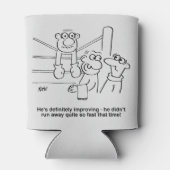ボクサーボクシングリングや輪。おもしろい 缶クーラー (裏面)