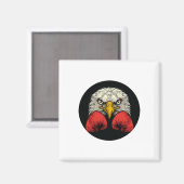 ボクサーボクシング用の手袋クールの鷲 マグネット (正面/裏面)