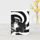 ボクサーポップ・アートの・アート・ノテカード カード (黄色い花)