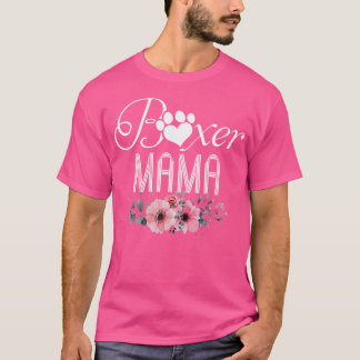 ボクサーママシャツマザーズデイ犬好きギフト Tシャツ