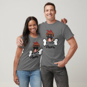 ボクサーママ犬の骨ママ日犬ママ Tシャツ (ユニセックス)