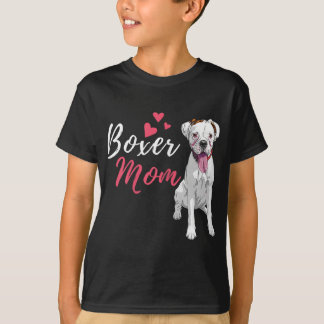 ボクサーママ – かわいいドイツ人ボクサー恋人犬のオーナー Tシャツ