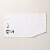 ボクサーモノグラムのドグデザイン バスタオルセット (ハンドタオル)