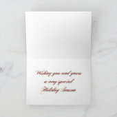 ボクサーレーンクリスマスグリーティングカード シーズンカード (内部)