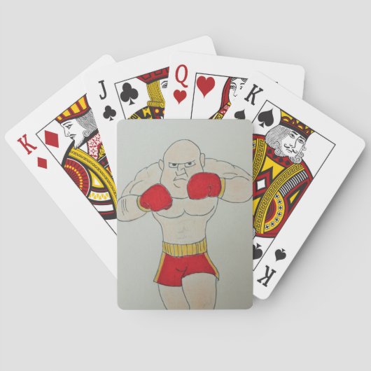 ボクサーロシアのスケッチトランプ トランプ (裏面)