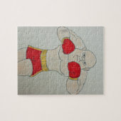 ボクサーロシアのスケッチ写真パズル ジグソーパズル (横)