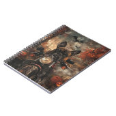 ボクサー乗用オートバイハロウィンホラー ノートブック (左側)