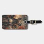 ボクサー乗用オートバイハロウィンホラー ラゲッジタグ (正面横)