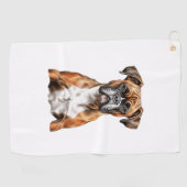 ボクサー仲間かわいいボクサーのデザイン|過去記事 ゴルフタオル (横)