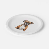 ボクサー仲間かわいいボクサーのデザイン|過去記事 ペーパープレート (アングル)