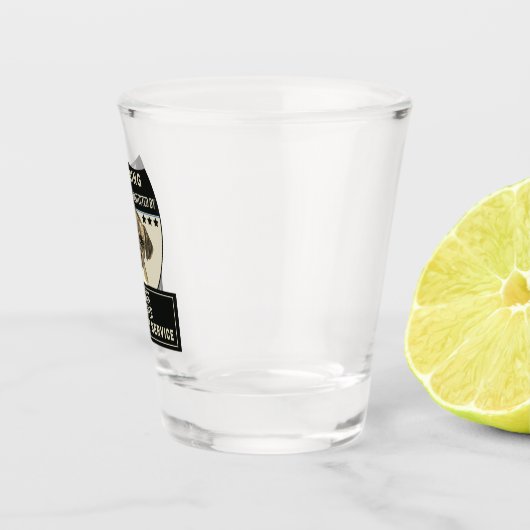 ボクサー保護の人間だ ショットグラス (右)