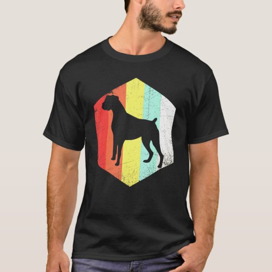 ボクサー動揺してドッグ Tシャツ (正面)