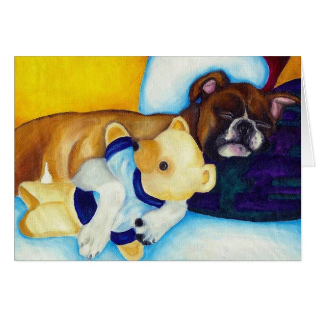 ボクサー及びテディー・ベア (正面横)