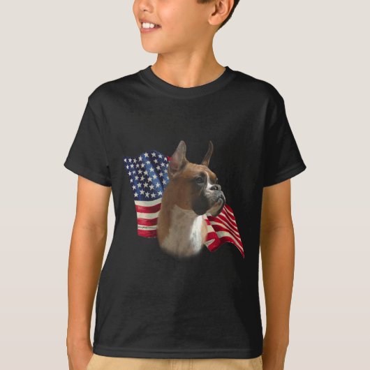 ボクサー国旗 Tシャツ (正面)