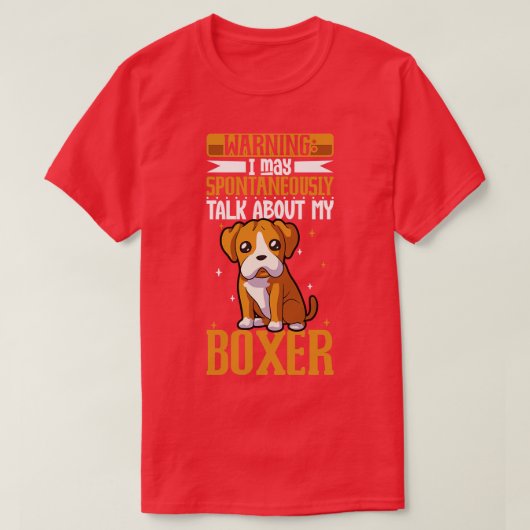 ボクサー好き Tシャツ (デザイン正面)
