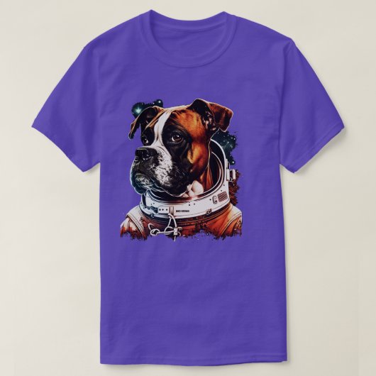 ボクサー宇宙飛行士 Tシャツ (デザイン正面)