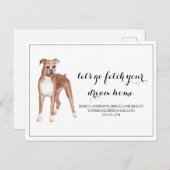 ボクサー実在ドグエステ買ートマーケティング ポストカード (正面/裏面)