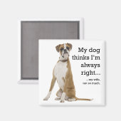 ボクサー対マザーズ磁石 マグネット (正面/裏面)