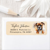 ボクサー差出人住所ラベル ラベル (インサイチュ)