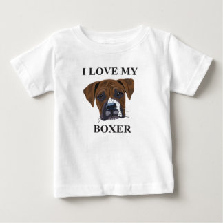 ボクサー愛 ベビーTシャツ