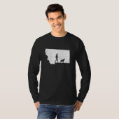 ボクサー散歩モンタナ犬 Tシャツ (正面フル)