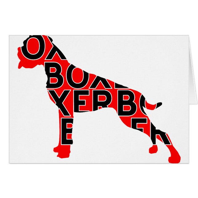 ボクサー文字ハンドッグ (正面横)