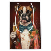 ボクサー新年 ミディアムペーパーバッグ (正面)