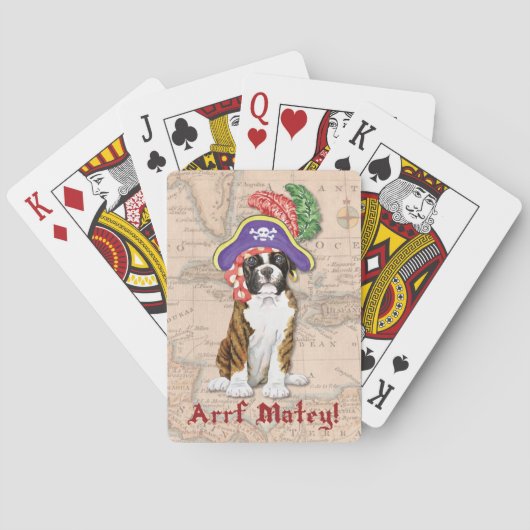 ボクサー海賊 トランプ (裏面)