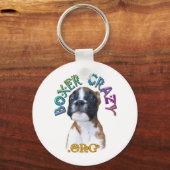 ボクサー熱狂するキーチェーン – ホエー！ キーホルダー (正面)