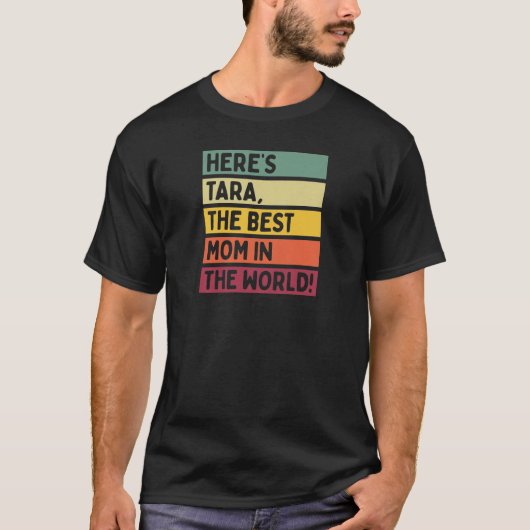 ボクサー熱狂する愛犬レディヴィンテージ母の日 Tシャツ (正面)