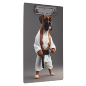 ボクサー犬が空手をする、ボクサー犬の空手プレーヤー クリップボード (右)