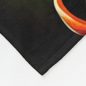 ボクサー犬が自転車を運転する聖パトリックの日 フリースブランケット (角)