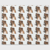 ボクサー犬のギフトの包装紙 ラッピングペーパー (フラット)