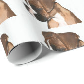 ボクサー犬のギフトの包装紙 ラッピングペーパー (ロールコーナー)