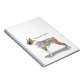 ボクサー犬のギフトの解剖学 ノートブック (右側)
