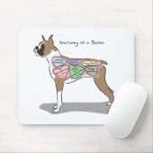 ボクサー犬のギフトの解剖学 マウスパッド (マウス)
