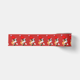 ボクサー犬のクリスマス グログランリボン