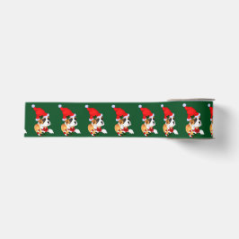 ボクサー犬のクリスマス グログランリボン