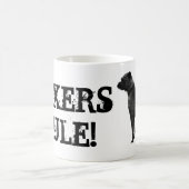 ボクサー犬のコーヒー・マグ コーヒーマグカップ (中央)