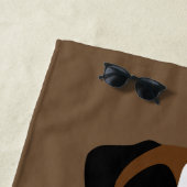 ボクサー犬のテーマ愛 ビーチタオル (インサイチュ)