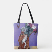 ボクサー犬のトートバック トートバッグ (裏面)