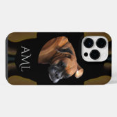 ボクサー犬のバーマ iPhoneケース (裏面横)