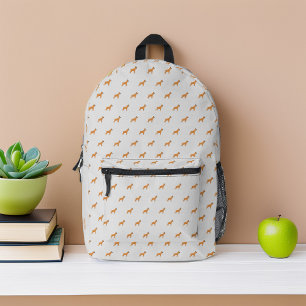 ボクサー犬のパタパーソナライズされたーン プリントバックパック